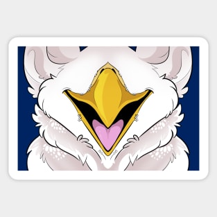 White Gryphon Sticker